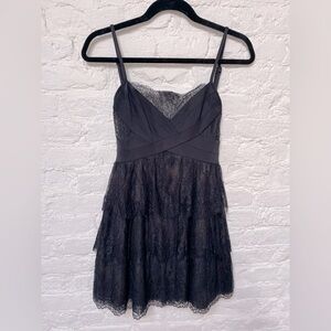 BCBG Max Azria , Josanna mini lace dress, low back, black size small
